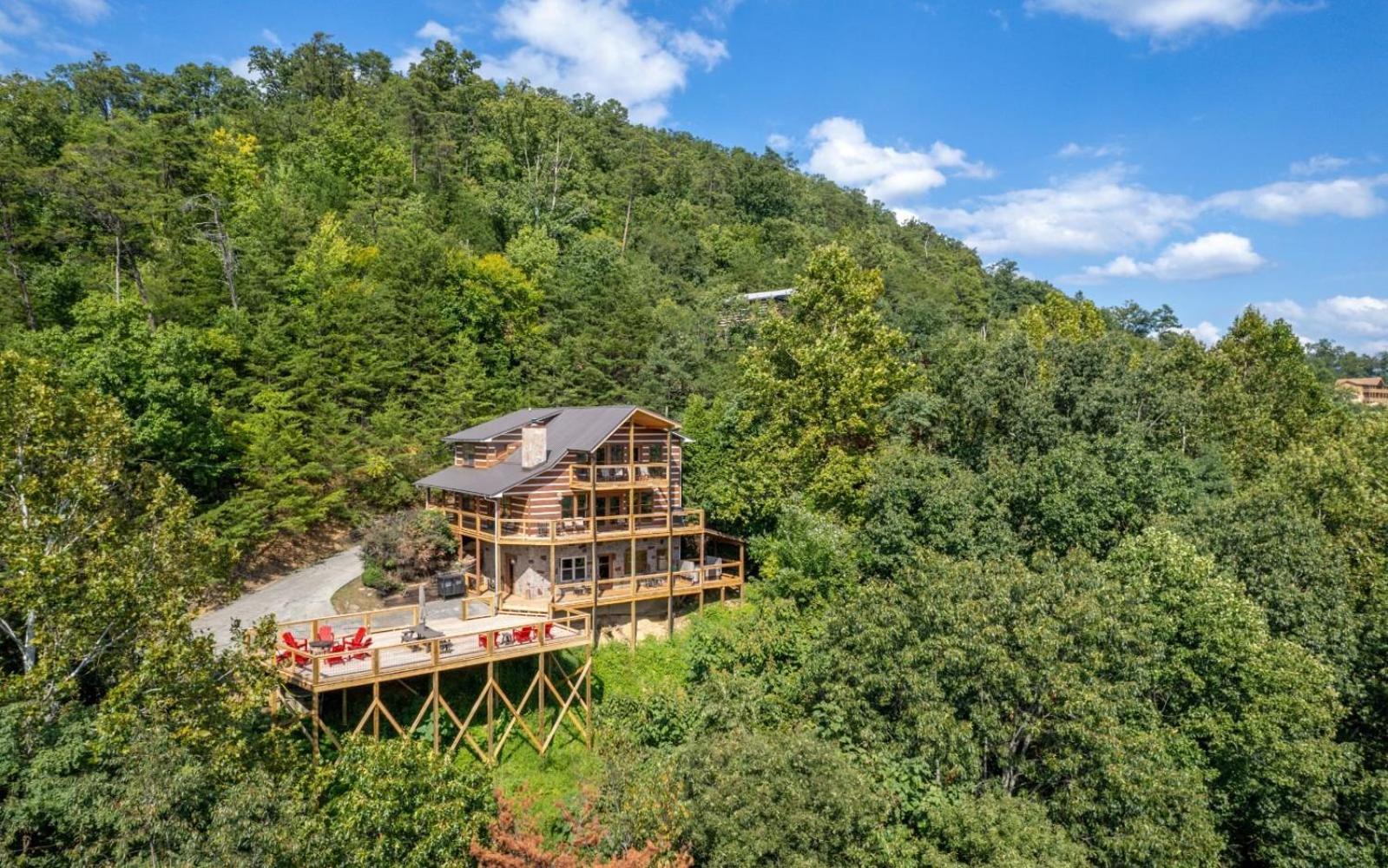 Smoky View Top Shelf Villa Pigeon Forge Exteriör bild